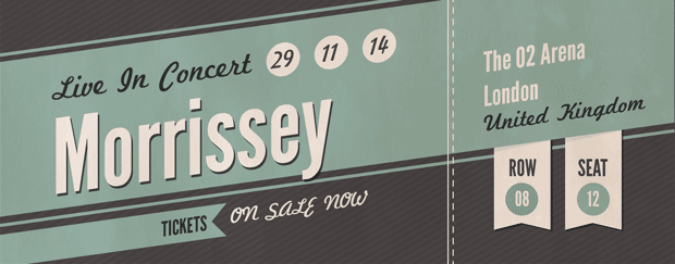 Morrissey Concert Tickets London
